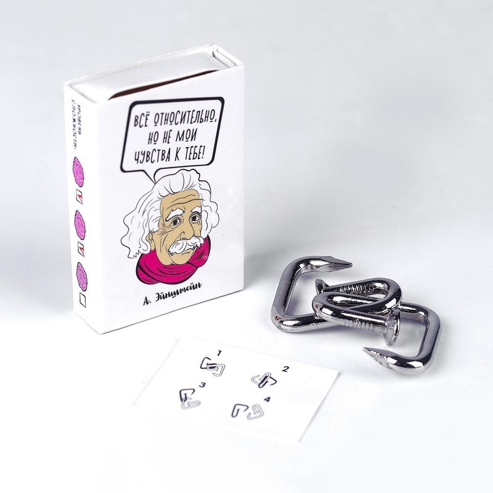 Головоломка &laquo;Для интеллектуалов&raquo; металл, МИКС, в шоубоксе