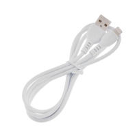 Кабель Borofone BX51, Lightning - USB, 2.4 А, 1 м, PVC оплётка, белый Кабель Borofone BX51, Lightning - USB, 2.4 А, 1 м, PVC оплётка, белый