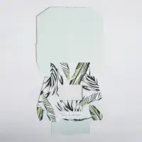 Кондитерская упаковка, коробка с ламинацией &laquo;Тропики&raquo;, 10 х 8 х 3.5 см