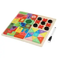 Деревянный  пазл Тетрис 3 в 1