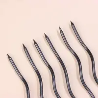 Свечи для торта витые &laquo;Серпантин&raquo; 6 шт., коктейльные, мокрый асфальт