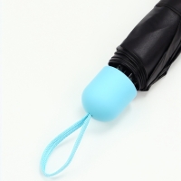 Зонт механический &laquo;Корги&raquo;, эпонж, 4 сложения, 8 спиц, R = 50/55 см, D = 110 см, цвет МИКС