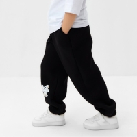 Брюки детские MINAKU: CRUSH, цвет чёрный, рост 110 см