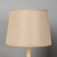 Лампа настольная BayerLux ЭКО "Тамара" 1х40Вт Е27 коричневый/белый. 26х26х44см