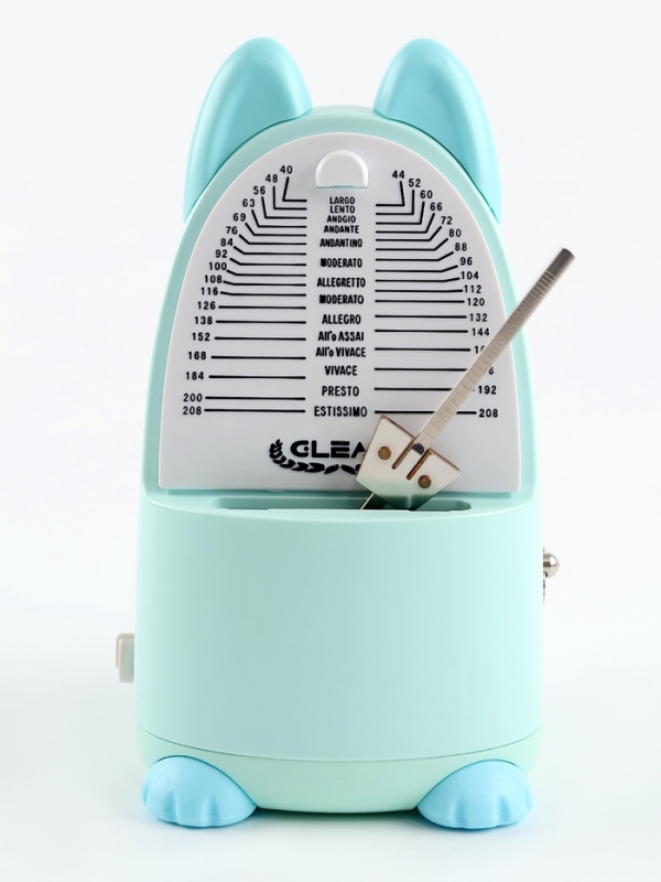 Метроном механический Корги, 40-208 ударов, 16 х 10 х 10 см