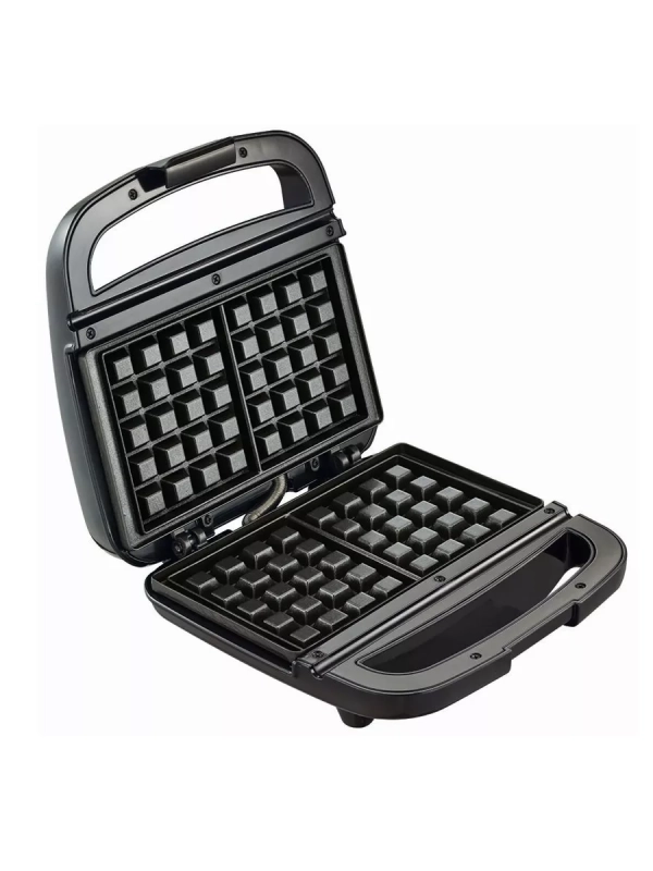 Вафельница Waffle Time WD170D38 серебристый, черный