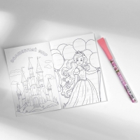 Подарочный набор блокнот с раскраской А6 и ручка &laquo;Подружки&raquo;