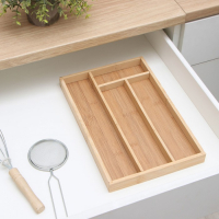 Сушилка для столовых приборов Доляна &laquo;Бамбуковый лес&raquo;, 33,5&times;22&times;3 см, 4 ячейки