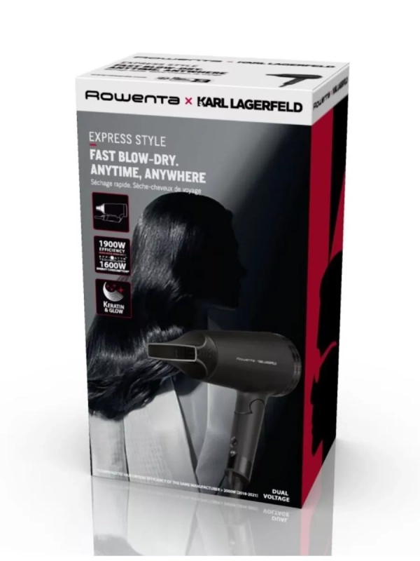 Фен для волос Karl Lagerfeld Express Style CV184LF0, 1600 Вт
