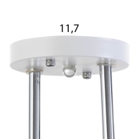 Люстра "Либерти" 2х60Вт Е27 Белый 44х12х25см Люстра "Либерти" 2х60Вт Е27 Белый 44х12х25см