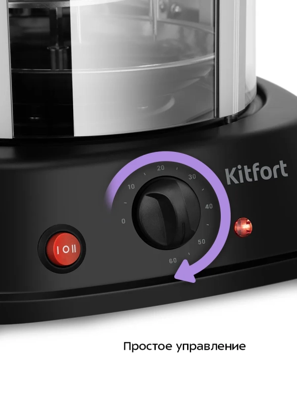 Электрошашлычница для дома КТ-1411 - 1500 Вт