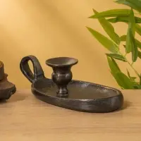 Подсвечник "Ретро серия Лондон" алюминий 21х10х6 см