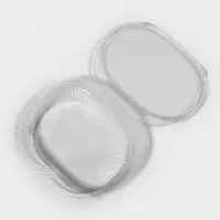 Контейнер одноразовый с неразъёмной крышкой, РКС, 750 мл, пластик, 17.6&times;14.7&times;6.4 см, прозрачный