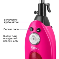 Паровая швабра с электровеником КТ-3940 - 1500 Вт Паровая швабра с электровеником КТ-3940 - 1500 Вт