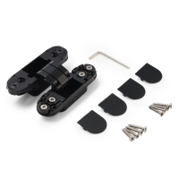 Петля скрытой установки LOCKLAND, 30х110 мм, с 3D-регулированием, цвет черный