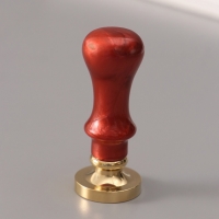 Печать для сургуча с пластиковой ручкой "Буква C на вензеле" 2,5х2,5х6,3 см