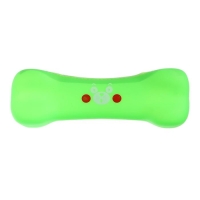 Пенал школьный "Кость" на молнии, силиконовый, салатовый