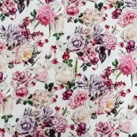 Бумага упаковочная глянцевая двусторонняя &laquo;Букет&raquo;, 100&times;70 см