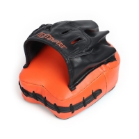 Лапы боксерские мини (тактические) FIGHT EMPIRE, PUNCH, чёрно-оранжевые, пара