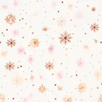 Бумага упаковочная тишью, новогодняя упаковка &laquo;Снежинки на белом&raquo;, 50&times;66 см