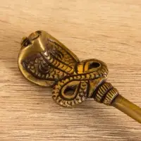 Подставка под благовония "Ложка мира" латунь 15,5 см