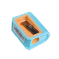 Набор точилок, 5 штук, пастель ребристая, МИКС