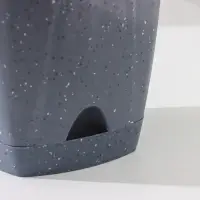 Горшок для цветов с прикорневым поливом &laquo;Amsterdam&raquo;, 1,35 л, d=14 см, темный камень