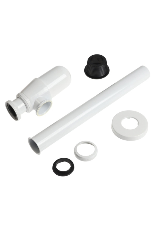 Сифон ZEIN engr, для раковины, бутылочный, 1 1/4 Сифон ZEIN engr, для раковины, бутылочный, 1 1/4" х 32 мм, цинк, белый