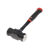 Кувалда ТУНДРА ПРОФИ, цельнокованая, двухкомпонентная рукоятка, магнит, 2 кг