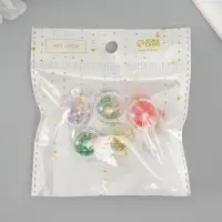 Подвеска для творчества пластик "Шар - морской прилив" МИКС 2,5х2х2 см