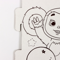 Дом из картона "Чебурашка"