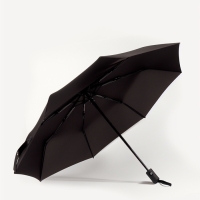 Зонт автоматический «Black», 3 сложения, 8 спиц, R = 48 см, цвет чёрный Зонт автоматический «Black», 3 сложения, 8 спиц, R = 48 см, цвет чёрный