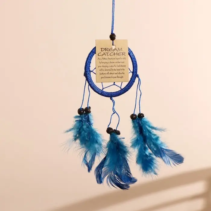 Ловец снов "Гармония" синий 6х0,5х20 см