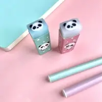 Ластик HappyGraphix "Панды", прямоугольный, МИКС