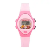 Часы наручные электронные, детские "Птички", ремешок силикон, розовый