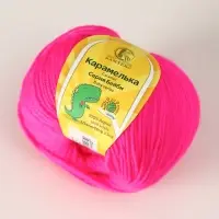 Пряжа для вязания спицами, крючком &laquo;Камтекс. Карамелька&raquo;, 100% акрил, 175 м/50 г, (224 неон)