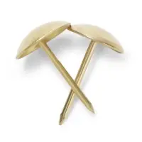 Гвозди ТУНДРА, декоративные, обивочные, 10&times;18.5 мм, золото, 100 шт.