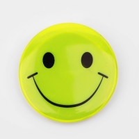 Светоотражающий значок «Смайл», d = 5,8 см, цвет МИКС Светоотражающий значок «Смайл», d = 5,8 см, цвет МИКС