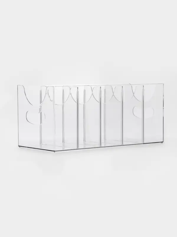 Органайзер для ремней 5 мест, 24*13*13 см, пластик, цвет прозрачный