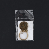 Брелок для ключей , металлический, оберег &laquo;Денежное дерево&raquo; диам. 2,5 см