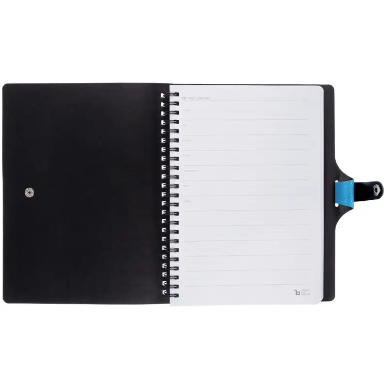 Ежедневник Strep Front на заказ, недатированный, голубой