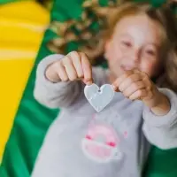 Светоотражающий элемент &laquo;Сердце&raquo;, двусторонний, 5&times;5 см, МИКС