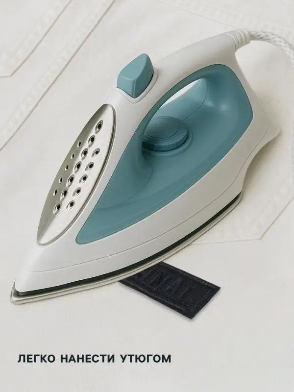 Термоаппликация Original, 7&times;2.5 см, фасовка 5 шт., чёрная