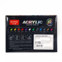 Набор маркеров акриловых 12 цветов, пулевидный наконечник 4мм Набор маркеров акриловых 12 цветов, пулевидный наконечник 4мм