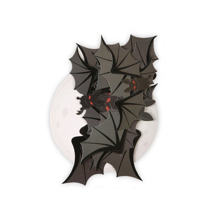Декор на стену &laquo;Настоящая ночь страха и ужаса&raquo;, летучие мыши, набор 10 шт.