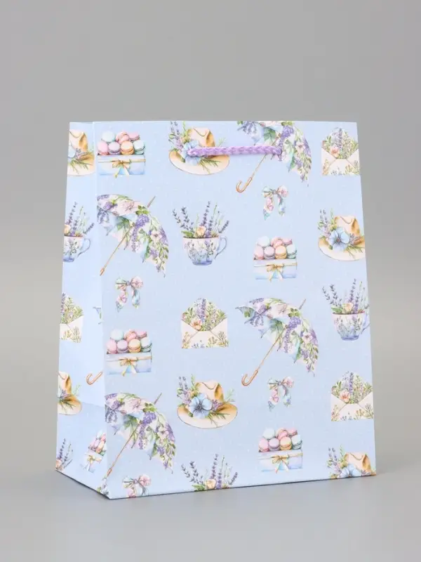 Пакет подарочный ламинированный &laquo;Зонтик&raquo; 18&times;22.3&times;10 см