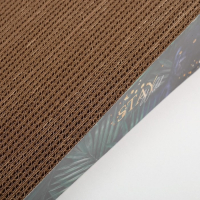 Когтеточка из картона с кошачьей мятой Stay wild, треугольная, 45 &times; 18 &times; 9 см