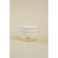 Набор салатников фарфоровых SL Home &laquo;Гатто&raquo;, 700 мл, d=15 см, цвет белый