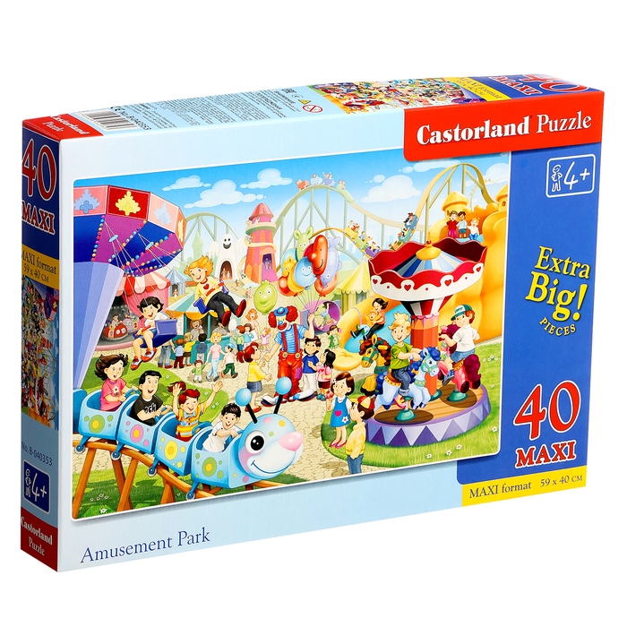 Макси-пазл &laquo;Парк развлечений&raquo;, 40 элементов