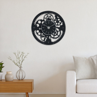 Часы настенные интерьерные большие "Механизм", дискретный ход, d-45 см Часы настенные интерьерные большие "Механизм", дискретный ход, d-45 см